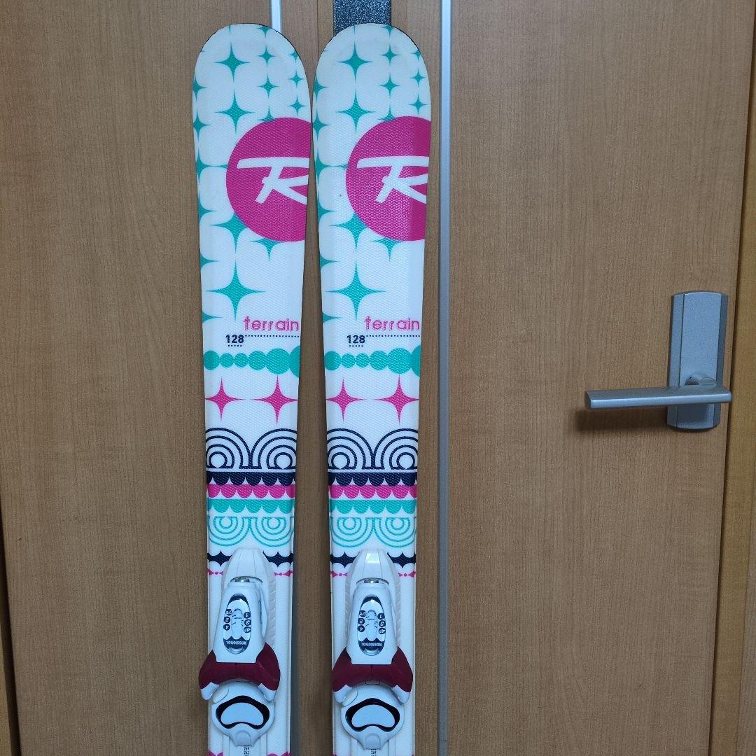 〜週末値下げ〜ROSSIGNOL スキー板 128cm ・ストック・ブーツ