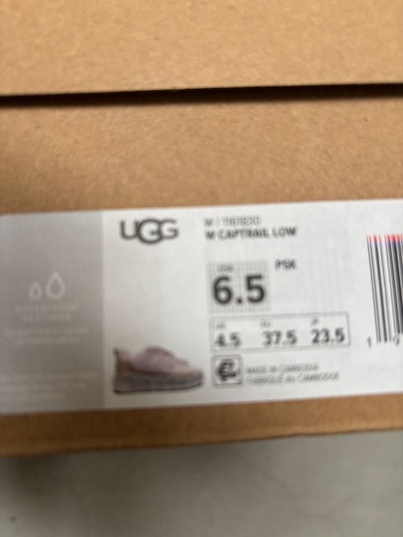 UGG ピンクグレー スニーカー