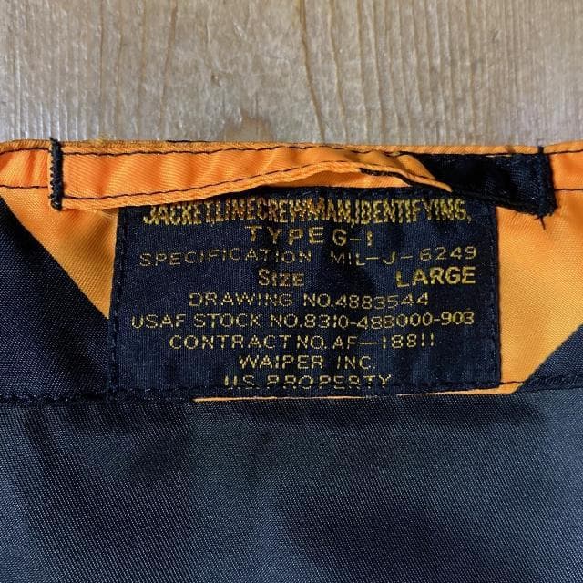 50's復刻 WAIPER.inc USAF G-1 ラインクルーマンジャケット