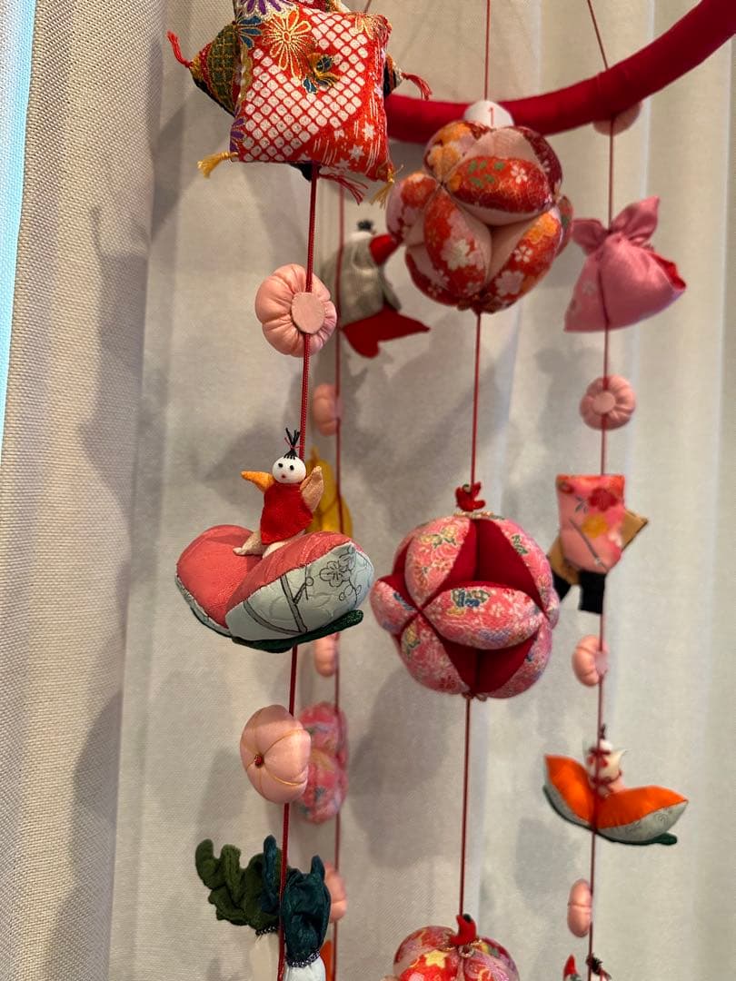 吊るし雛　雛祭り　ちりめん細工　②