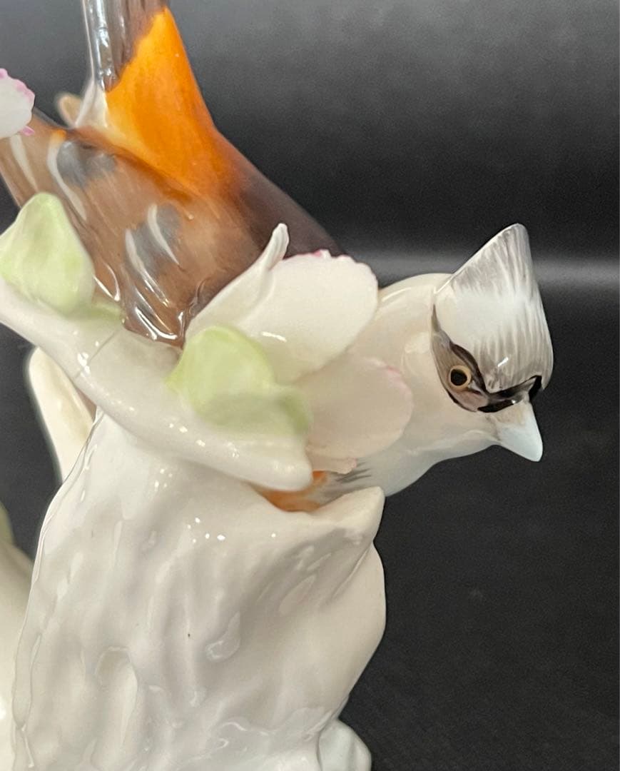 希少 SEYEI BONE CHINA 陶器 鳥 置物