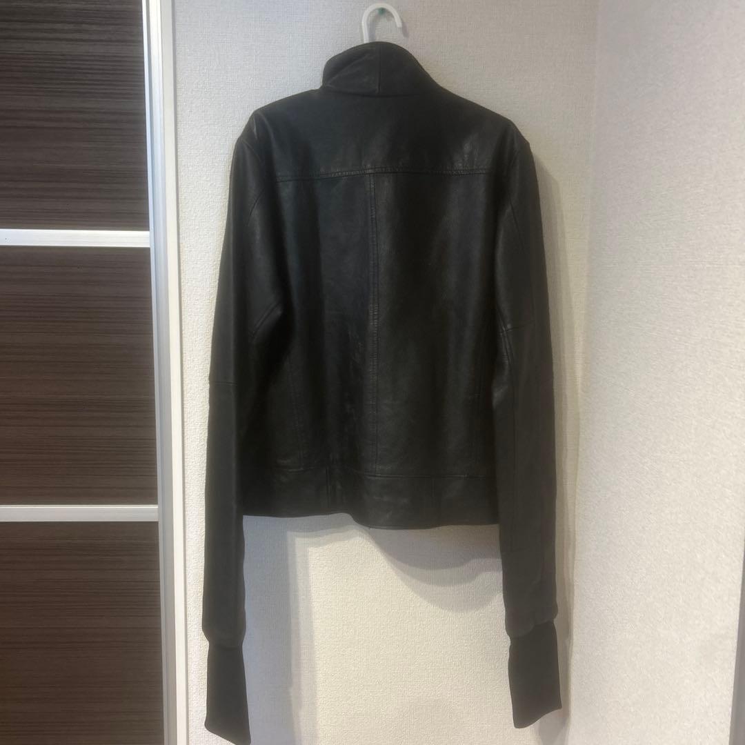 ジャケット・アウター real leather double zip black archive