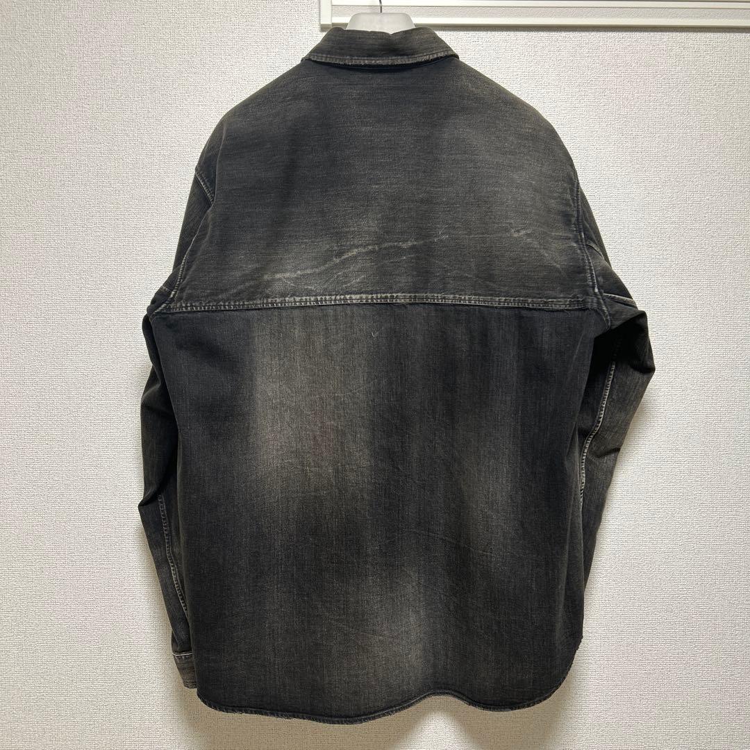 ANCELLM アンセルム　DRESS DENIM SHIRT ブラック