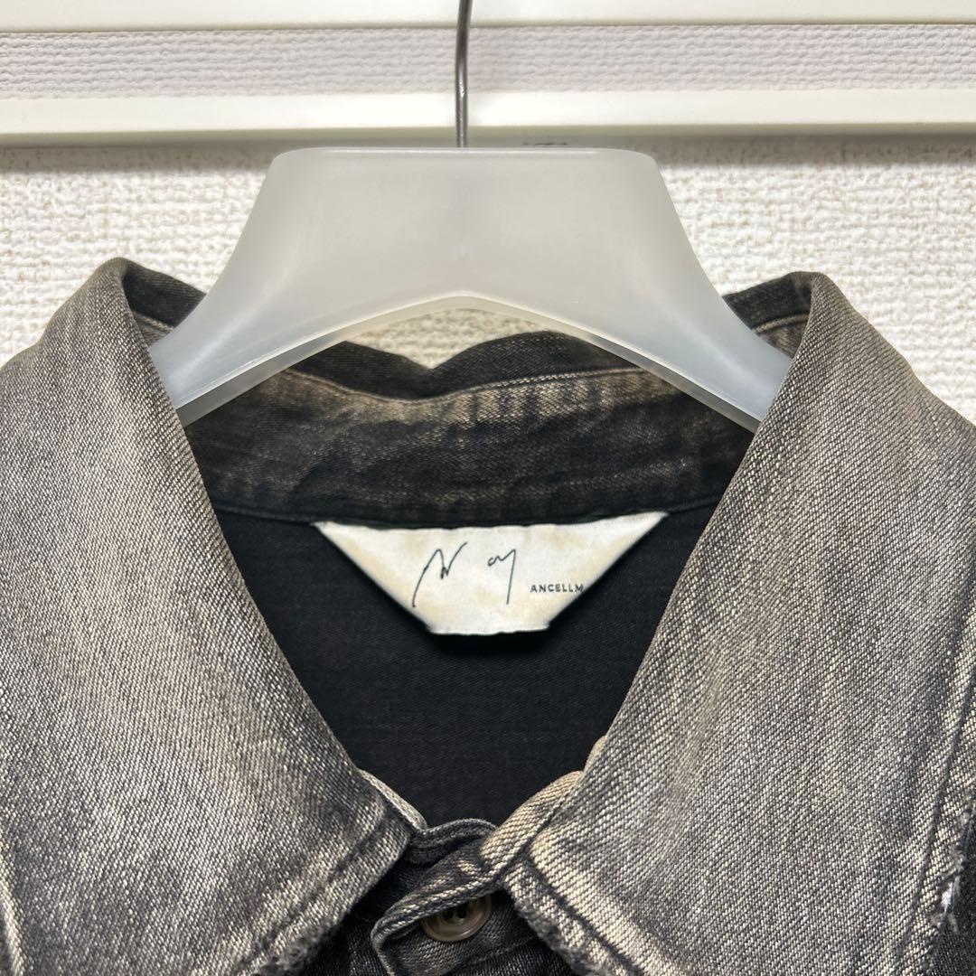 ANCELLM アンセルム　DRESS DENIM SHIRT ブラック