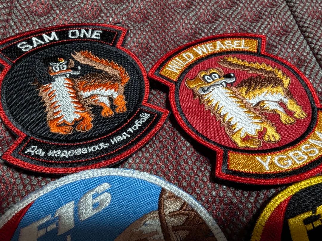 F-16 Wild Weasel パッチセット三沢基地