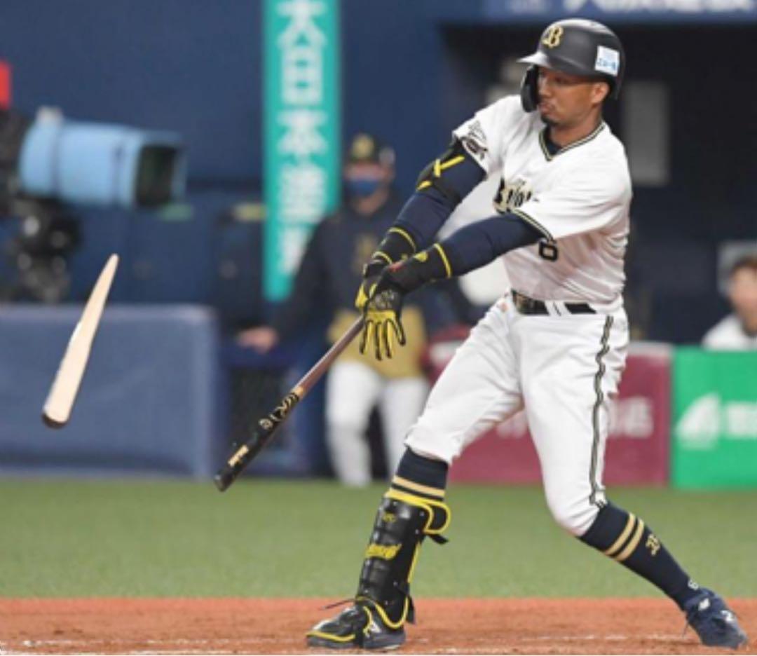 オリックスバファローズ　宗佑磨 #6 バット　NPBマーク 支給品　【新品】