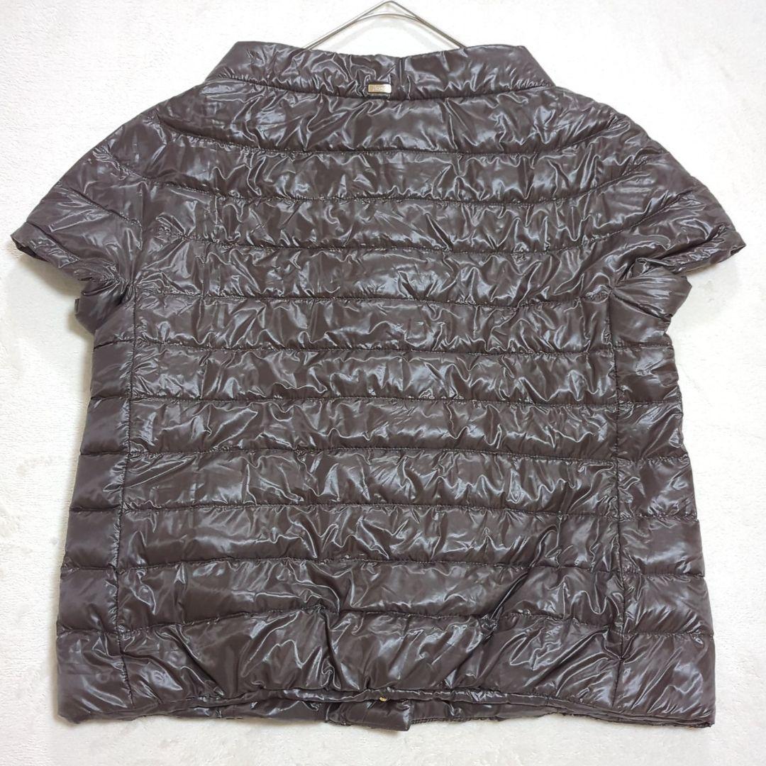 極美品 希少46 HERNO ICONICO エミリア ケープ ダウンベスト