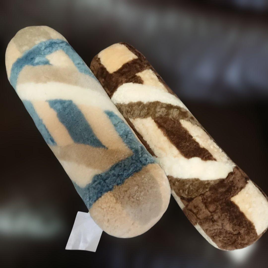 【未使用品】丸八真綿 HACCINI ロングマットと円柱型クッションのセット