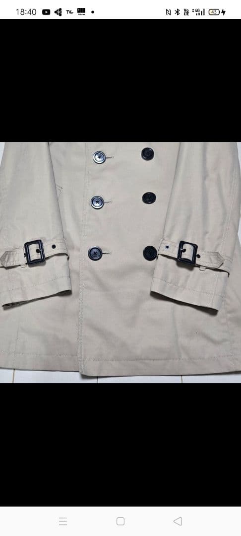 BURBERRY BLACKLABEL ベージュトレンチコート Sサイズ