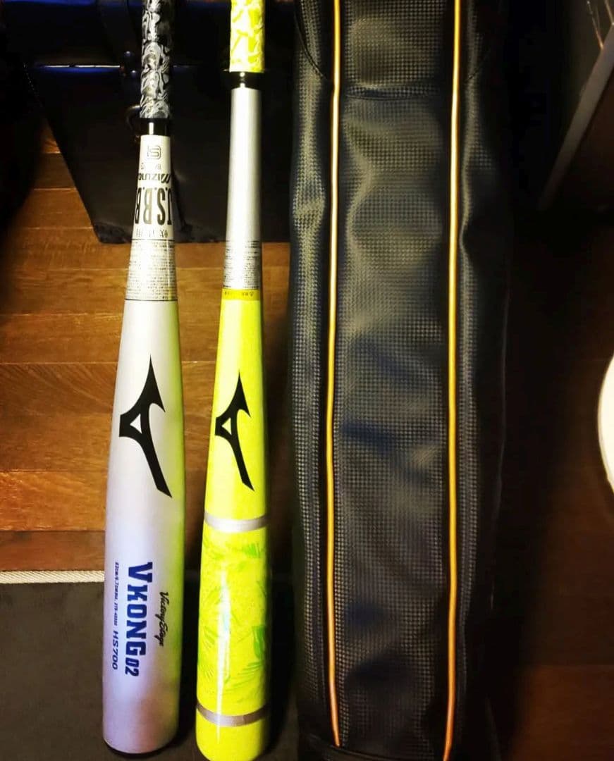 Mizuno ミズノ VKONG 02 バット2本とケースの3点セット