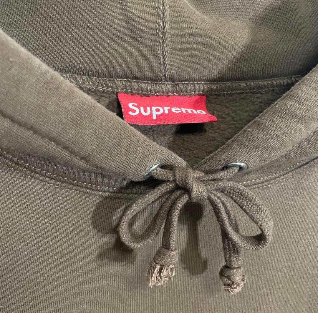 【希少最高カラー】シュプリーム　バック刺繍デザイン　プルパーカー　XL