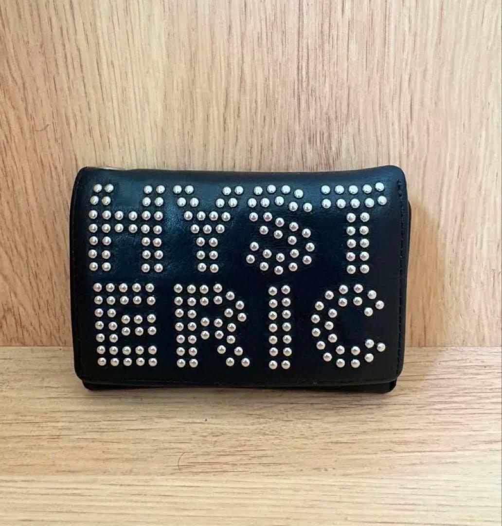 Hysteric Glamour スタッズ 三つ折り財布 黒