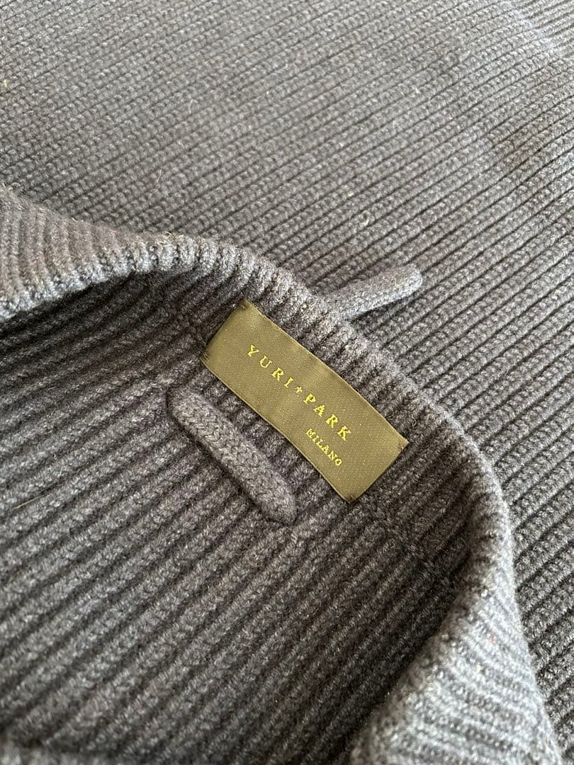 YURI PARK ユリパーク アルティジャーノ ニット 紺