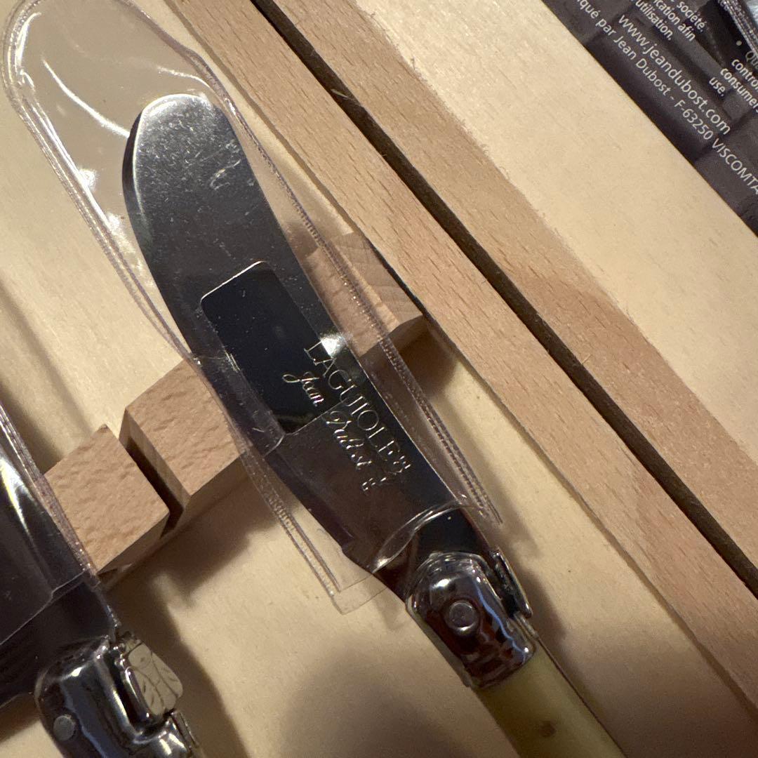 【未使用】貴重！ライヨールLaguiole チーズナイフ3本セット