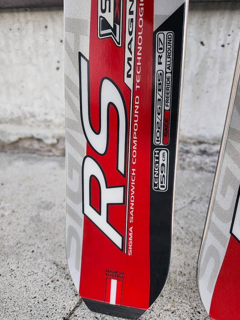 BLIZZARD SIGMA RS 159cm スキー レッド/シルバー