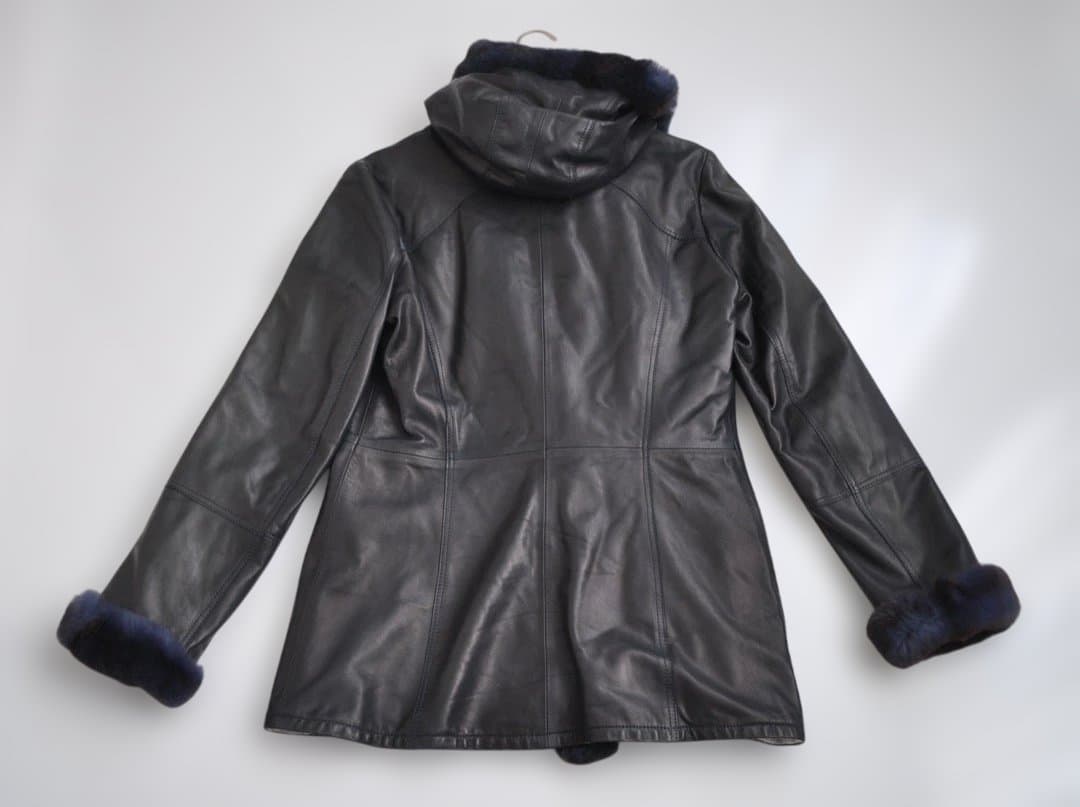 伊 ARTICO ♡ 柔らかレザーミンクコート 裏カシミヤ