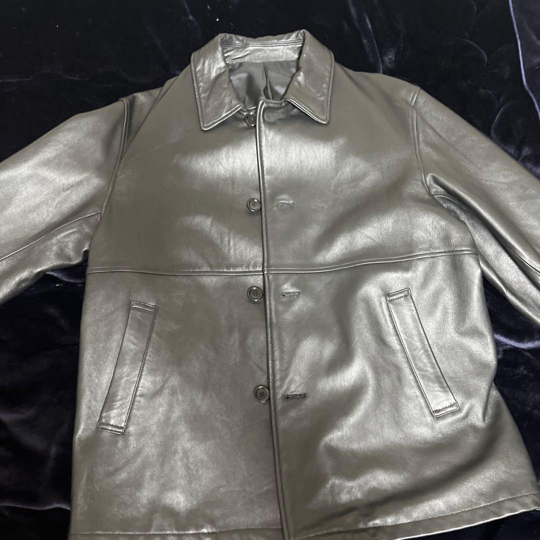 ジャーナルスタンダード ウォッシュド カーコート レザージャケット