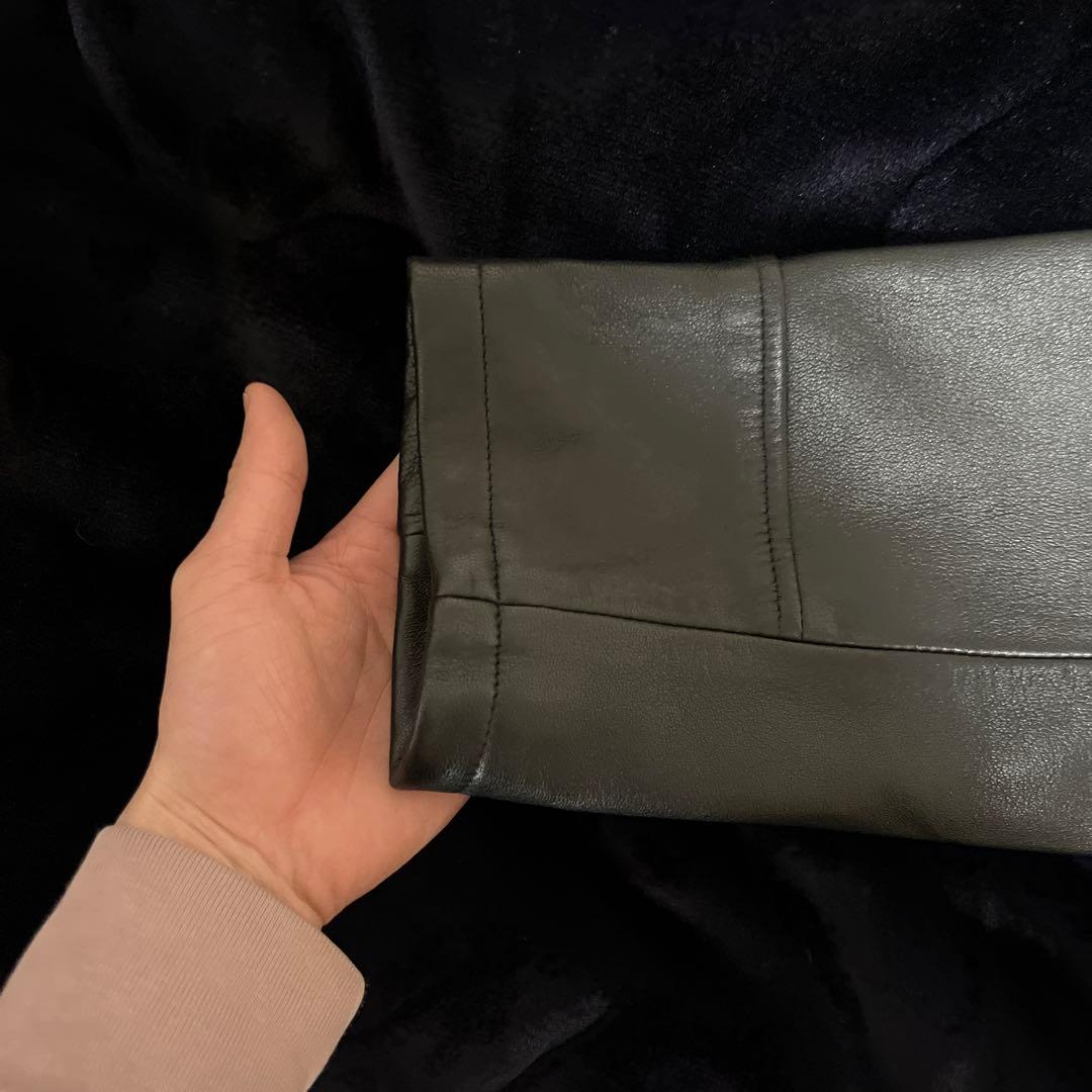 ジャーナルスタンダード ウォッシュド カーコート レザージャケット