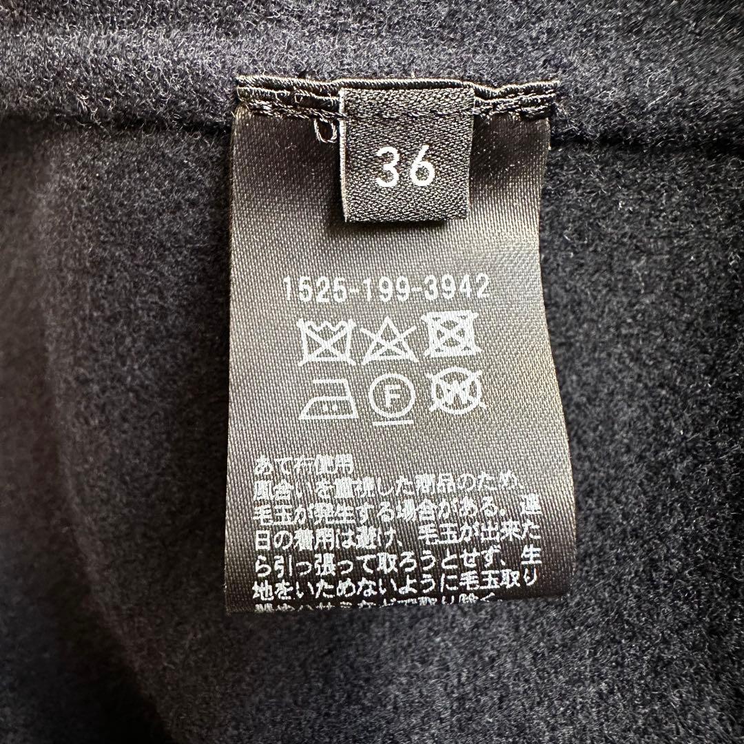 未使用級◎ユナイテッドアローズ UGCB ダブルフェイスフーデッドコート 紺36