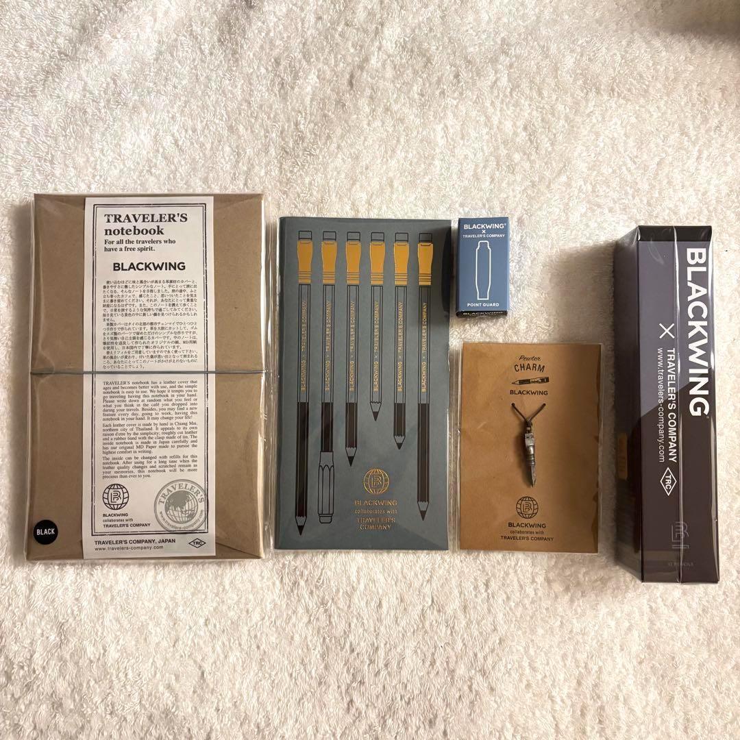 新品未使用 トラベラーズノート BLACKWING ブラックウイング 5点セット