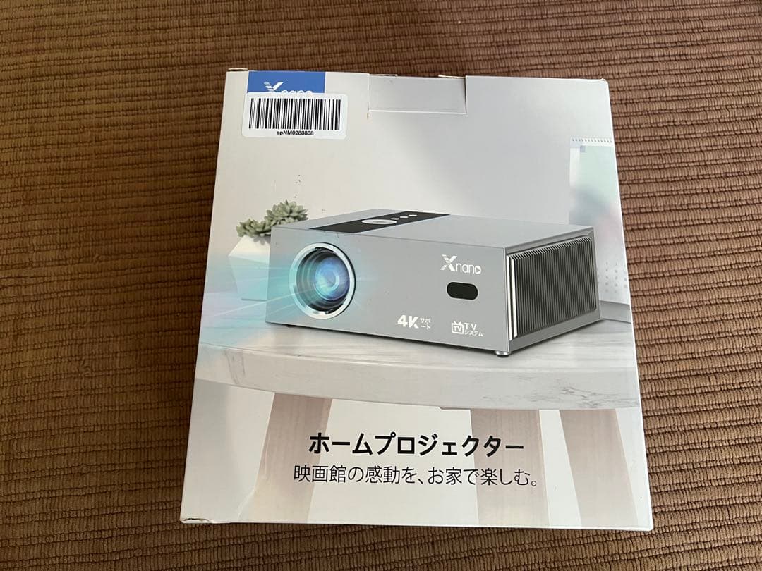 XNANO X6ATV スマートプロジェクター　小型　家庭用