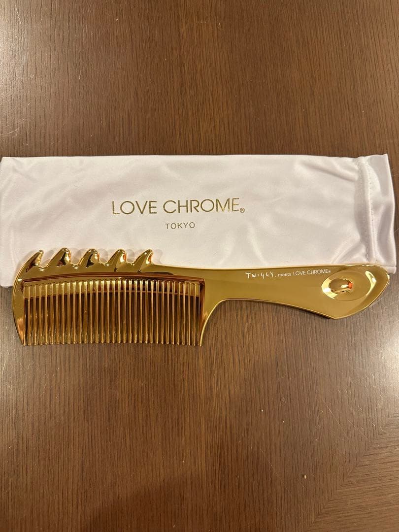 ヘアブラシ・コーム LOVE CHROME K24GP SCALP-GUASHA GOLD