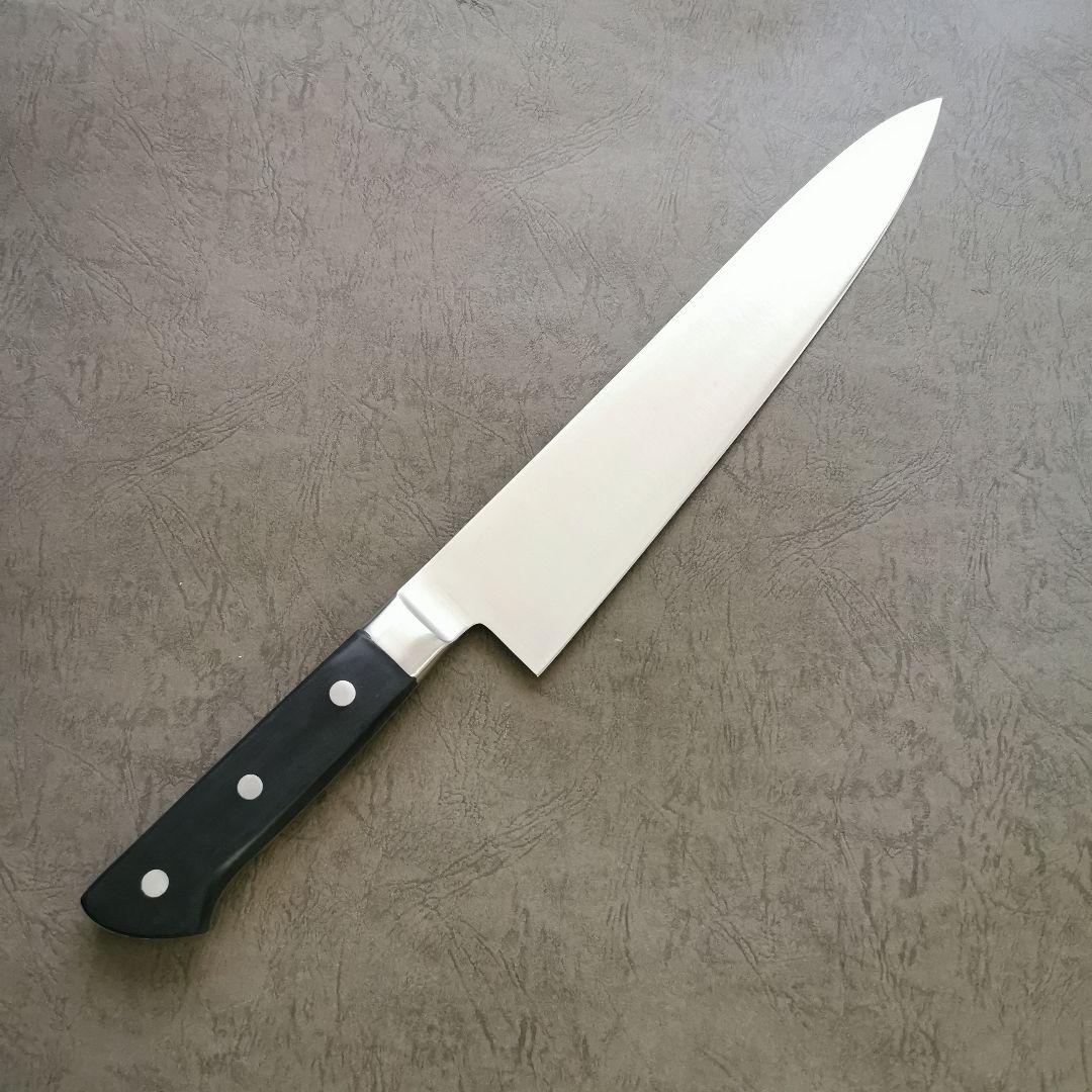 訳あり　CLASSICタイプ 牛刀 270mm　未使用　両刃　無銘　ノーブランド