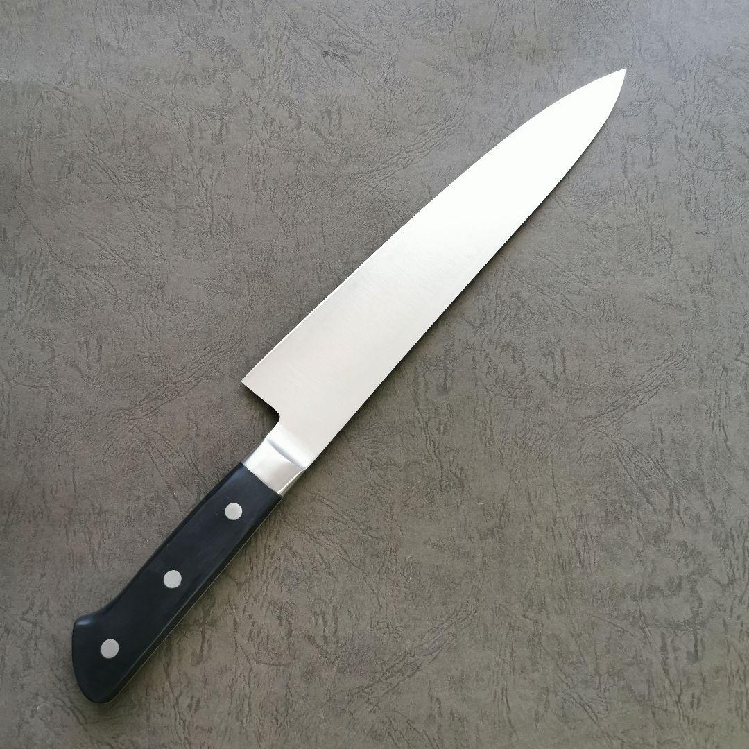 訳あり　CLASSICタイプ 牛刀 270mm　未使用　両刃　無銘　ノーブランド