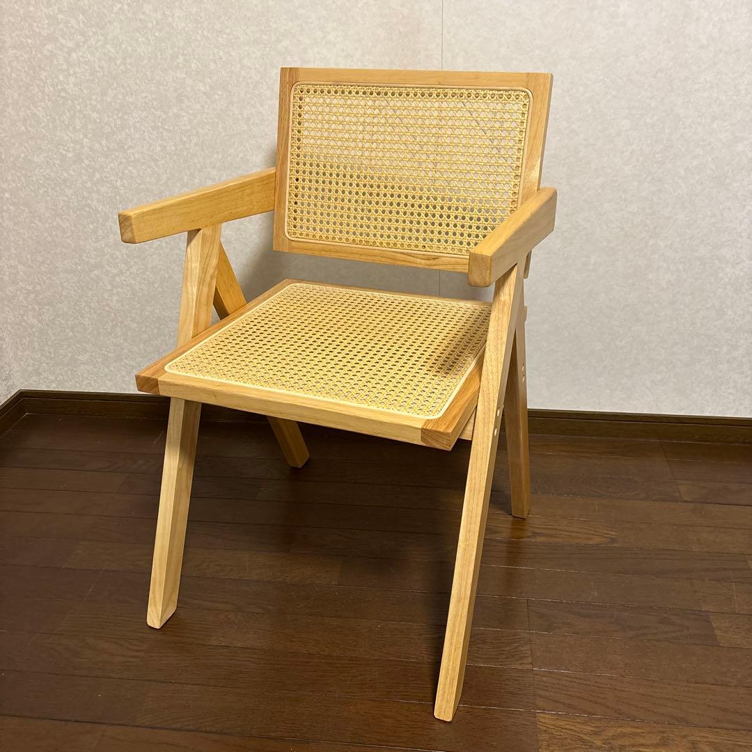 【美品】ピエールジャンヌレ ダイニングチェア アームチェア リプロダクト品