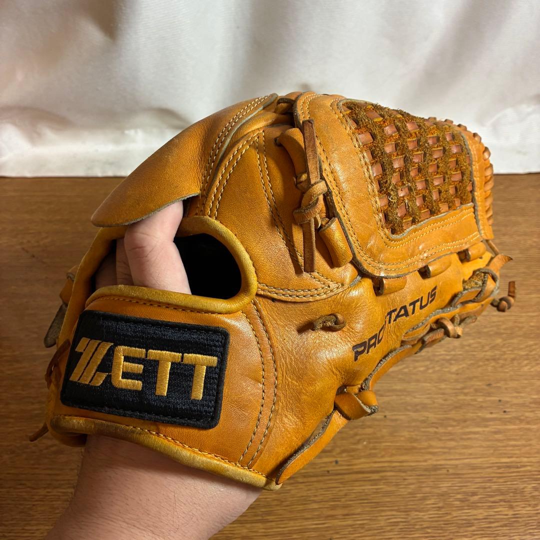ZETT プロステイタス 一般軟式 グローブ グラブ 良品 投手用