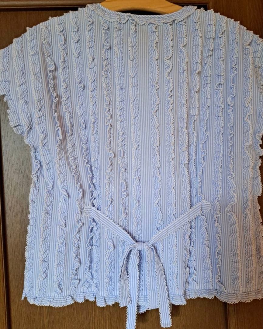 ピンクハウス　ピコフリルブラウス