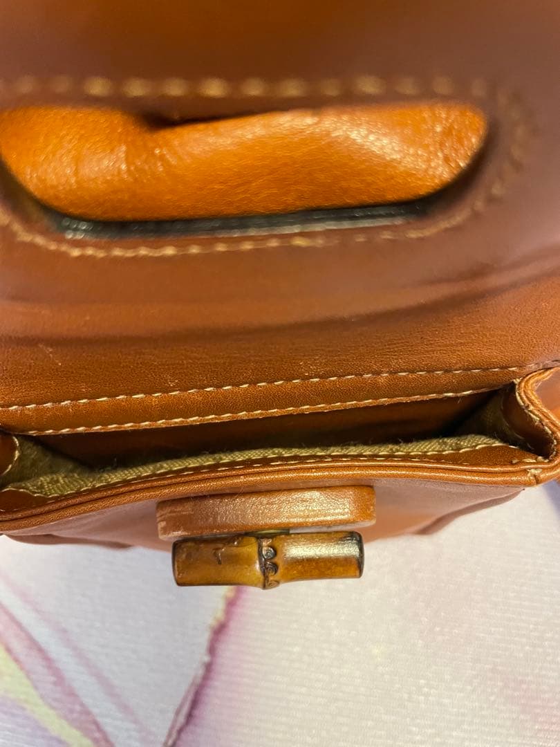 お値下げ可♡GUCCI グッチ バンブー レザー ミニリュック