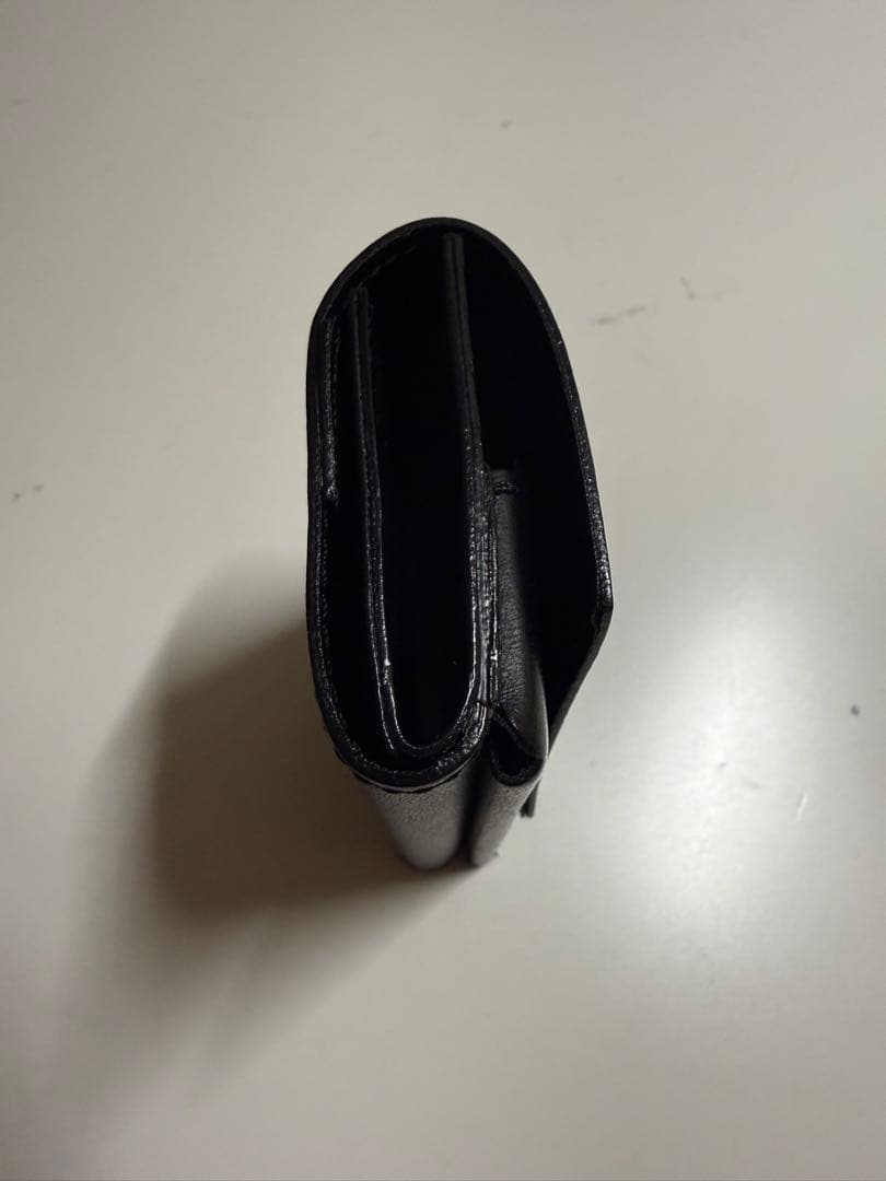 アブラサス　小さい財布　ブラック　ブッテーロレザーエディション