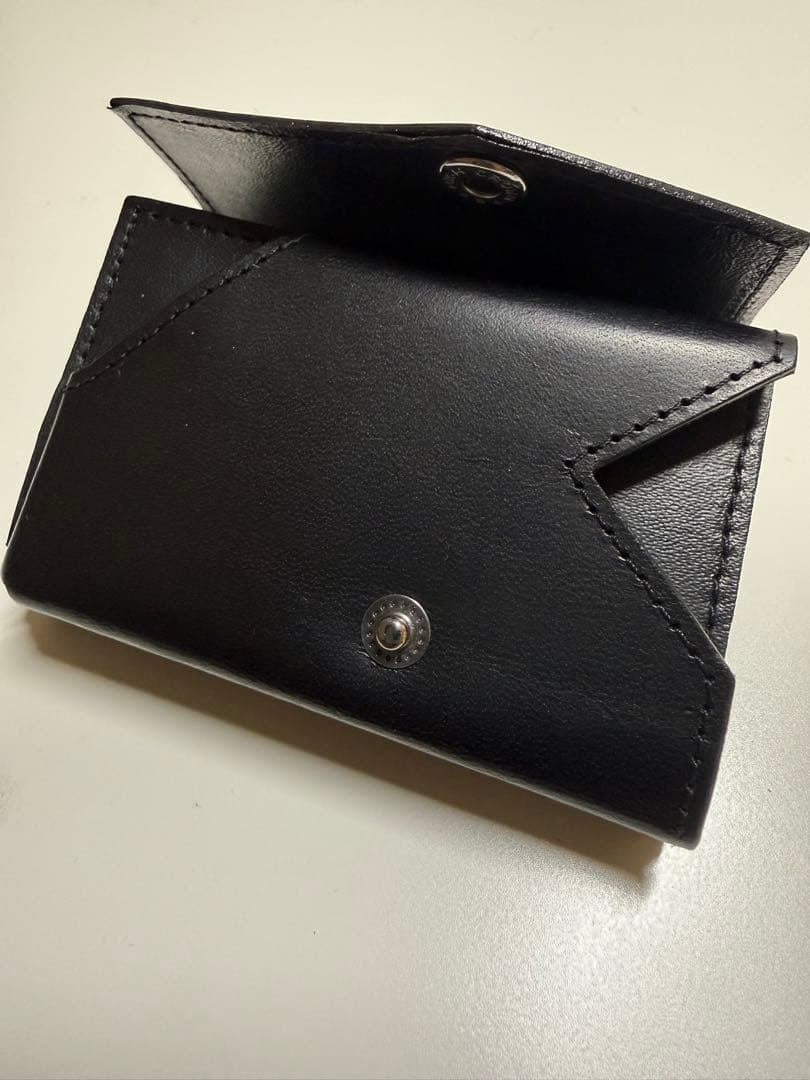 アブラサス　小さい財布　ブラック　ブッテーロレザーエディション