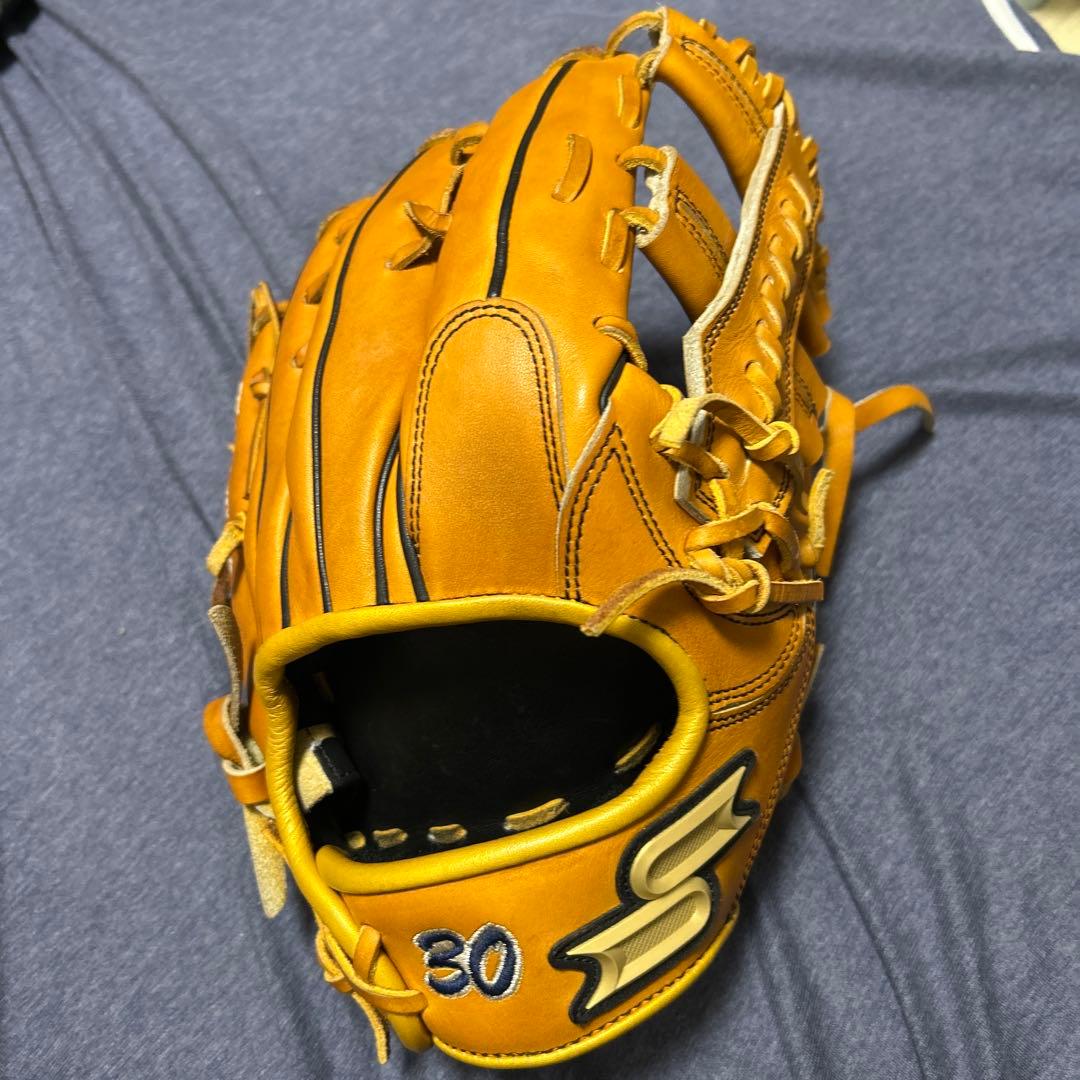 【即戦力】SSK 軟式オーダーグラブ 内野手用　ライトオレンジ　最終値下げ中