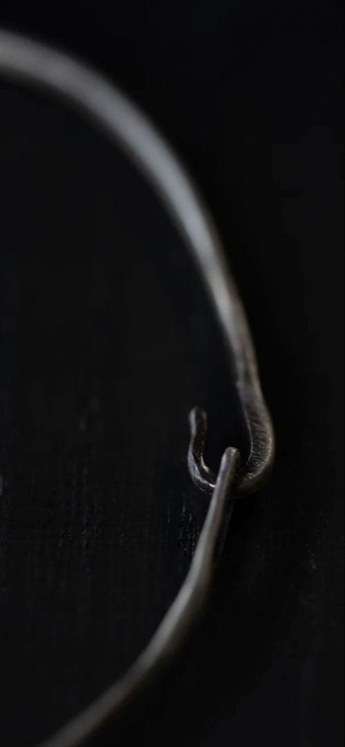 PRY シュウト Silver Hook Bangle [narrow]