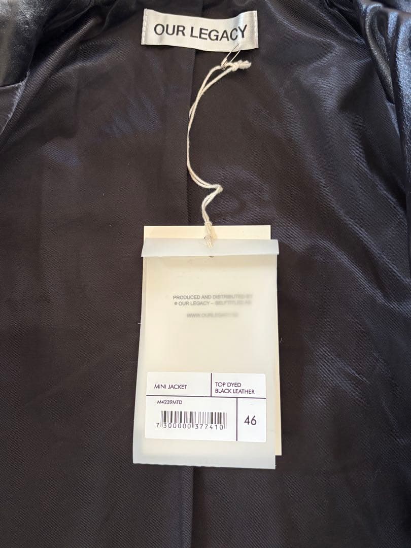 OUR LEGACY[アワーレガシー]ミニジャケットMini jacket 46