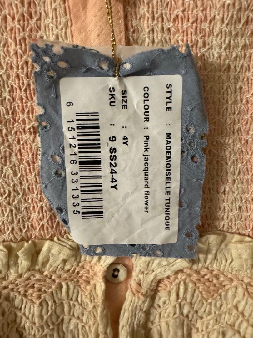 Bonjour MADEMOISELLE TUNIQUE 新品4y