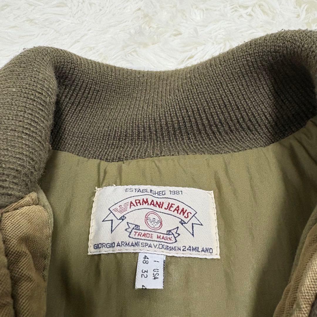 極美品✨Armani Jeans 90s 80s ボンバージャケット アーカイブ
