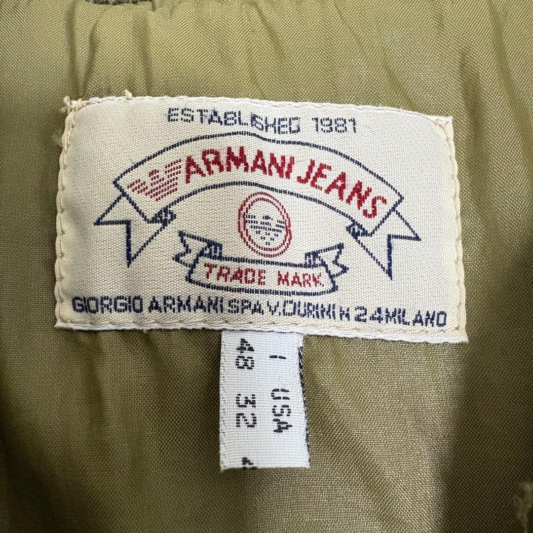 極美品✨Armani Jeans 90s 80s ボンバージャケット アーカイブ