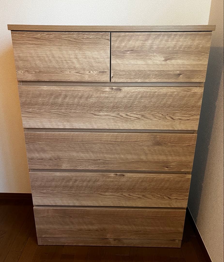 【専用】　LOWYA タンス　洋服箪笥　チェスト　大川家具　シャビーナチュラル