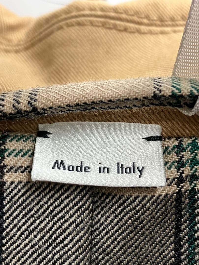 ほ*ほ様 GUCCI トレンチコート ベージュ レザー メンズ 48サイズ【No