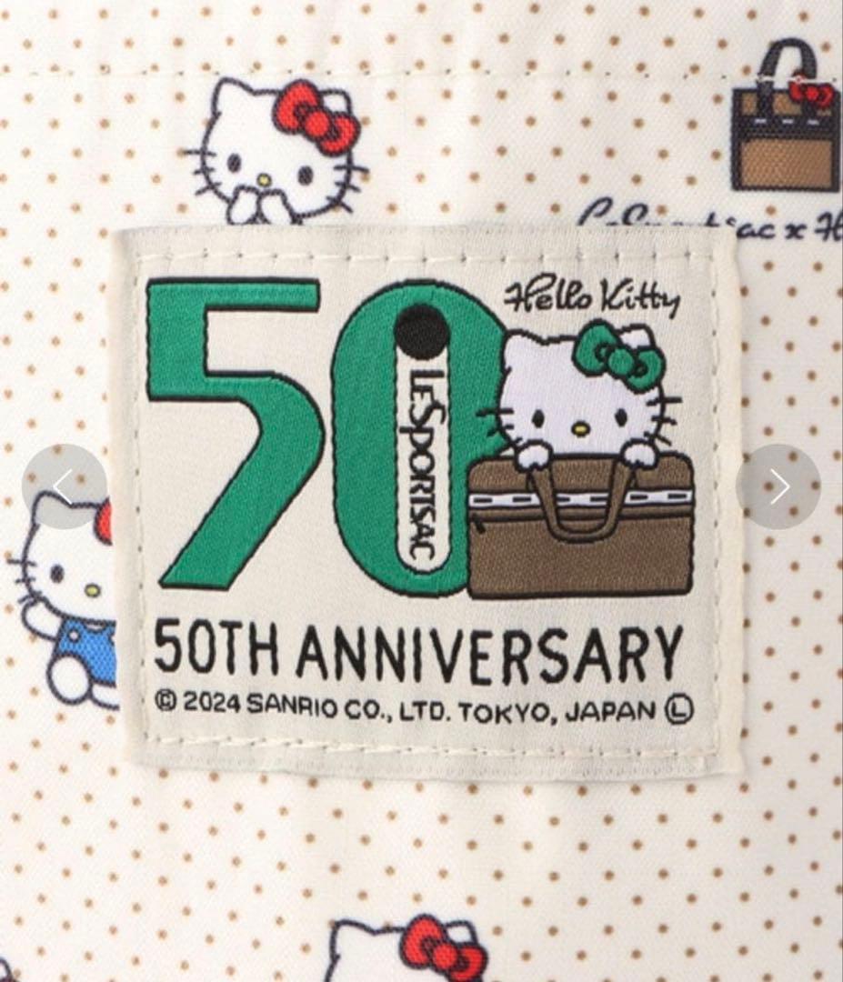 未使用✨レスポートサック×ハローキティ50周年記念トートバッグ