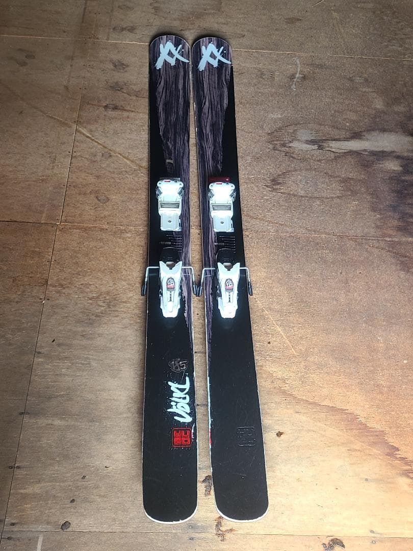 スキー 185cm VOLKL KURO 132mm + MARKER GRIFFON