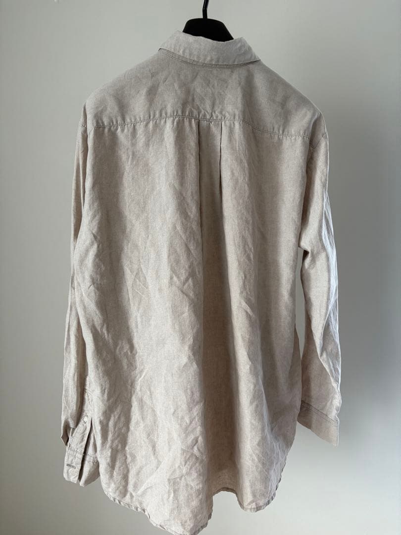 confectハイカウントリネンレギュラーカラーシャツ