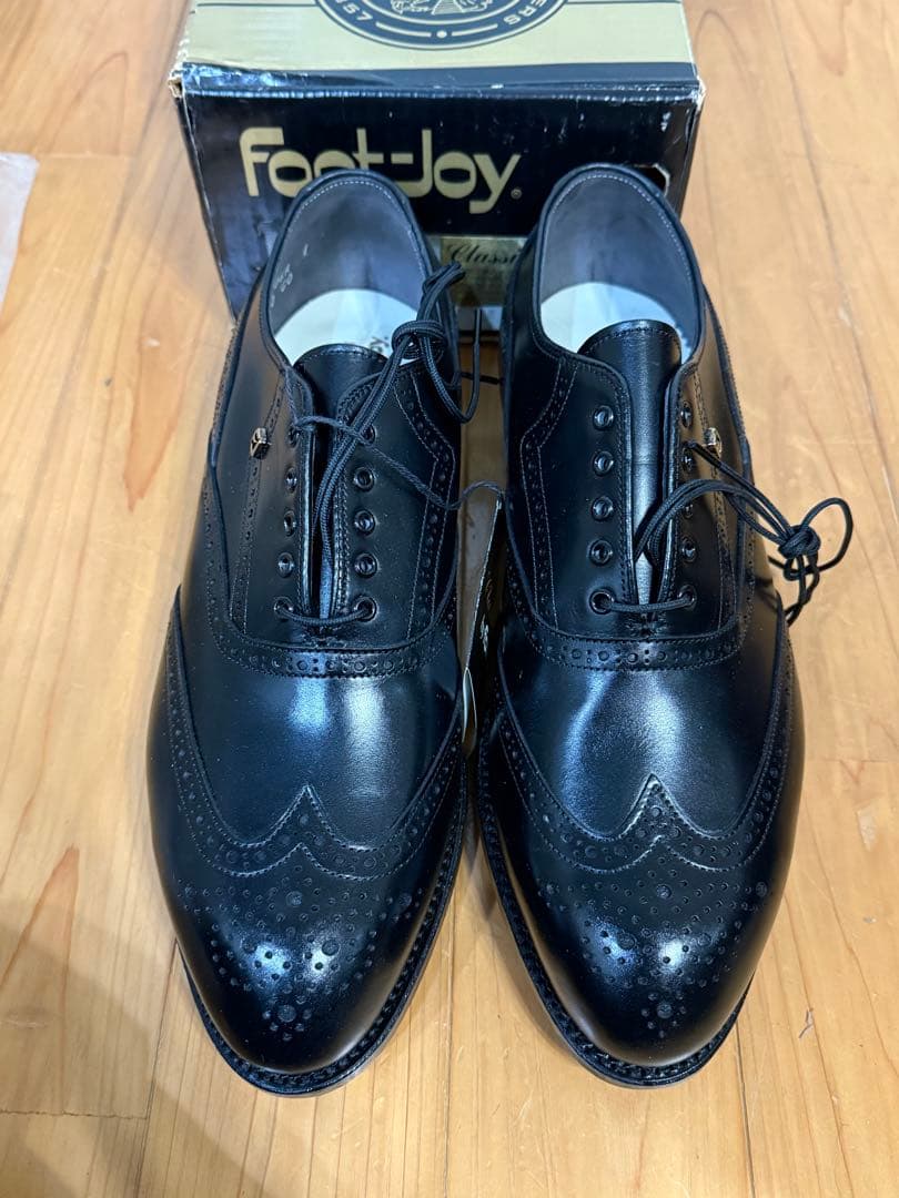 新品 28.5㎝ fj フットジョイ FootJoyクラシック ゴルフ シューズ