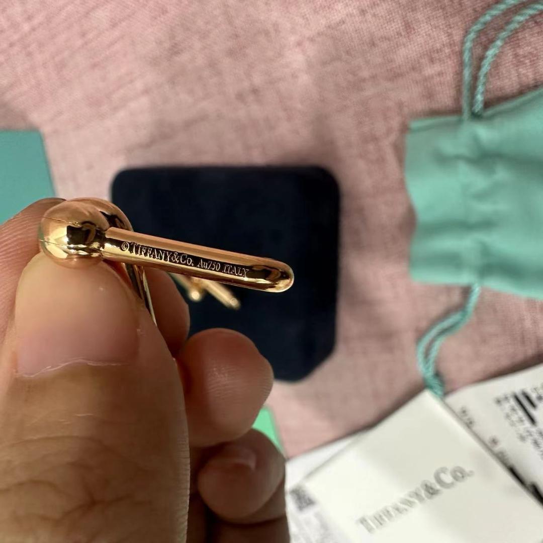 ハードウェア ピアス ローズゴールド