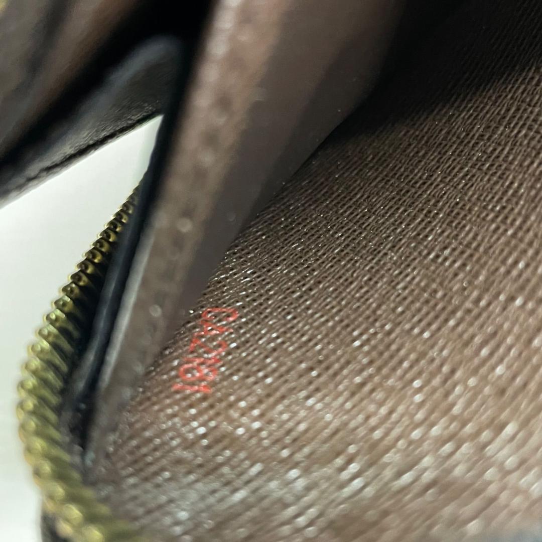 363 ルイヴィトン ダミエ 長財布 ラウンドファスナー ジッピーウォレット