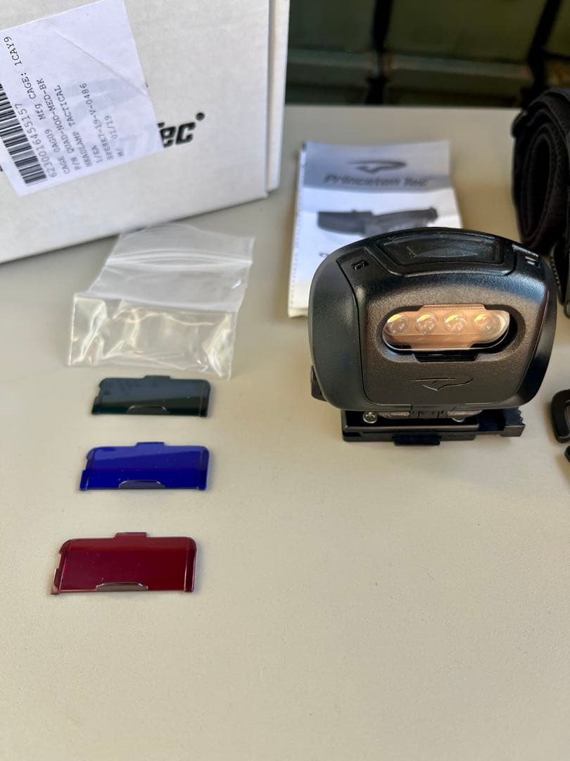 米軍放出未使用品アメリカ製 Princeton4色 タクティカル ヘッドランプ②