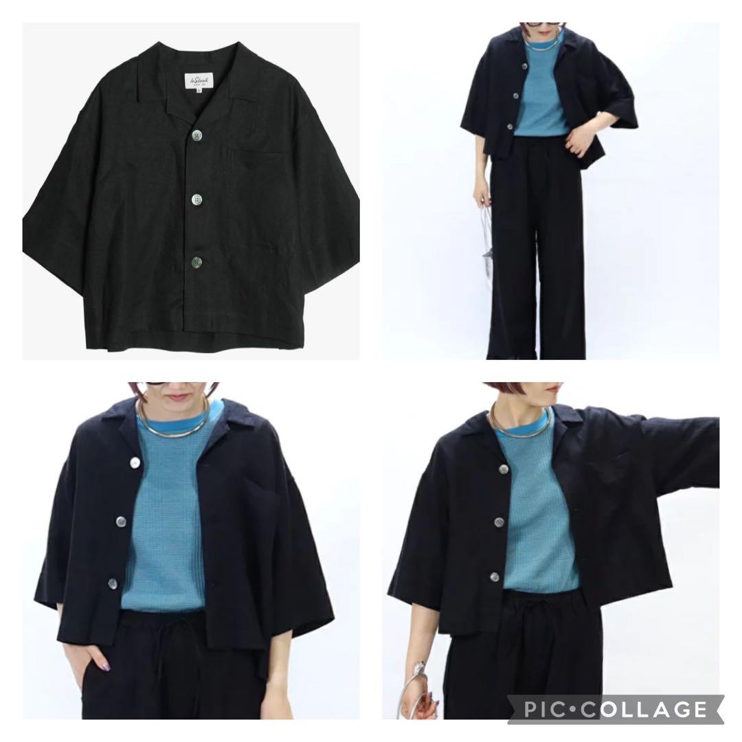 TA(*^^*)さまタグ付き 未使用 LE GLAZIK リネン 100 シャツ